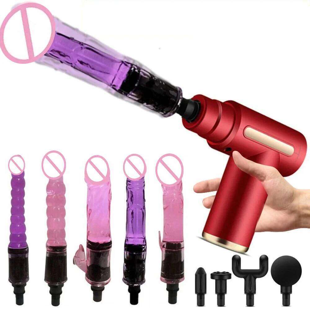 2025Mini Massage Gun Automatic Silent Male Female Toy Sex Masturbation Machine Dildo vibrator Adult Gift W260305