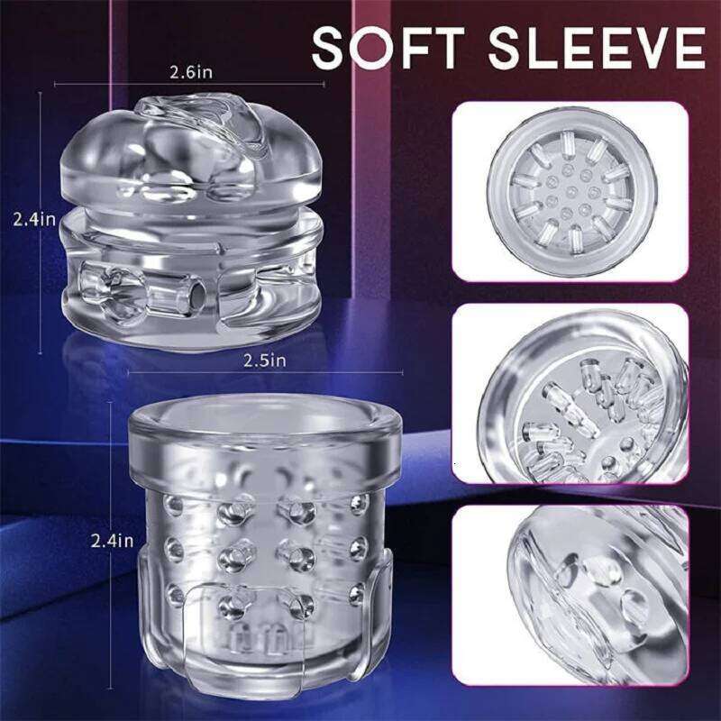 Electric Rotating Aircraft Cup Self-Stimulator for Men with Stretching 10-Vibration Modes Sexual Health And Pleasure Adult Toy W260305