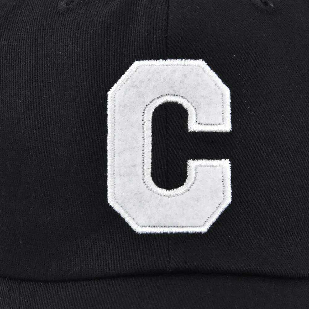 Fashion Baseball Unisex C Letter Summer Sun Hat Women 100% Cotton Visor Hats Men Embroidered Bone Snapback Cap gorras Y260304
