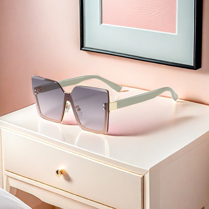 2026 Luxury New Designer Sunglasses European And American Half Ring Metal Sunglasses Outdoor Bicycle Sunglasses Trendy UV Protective Glasses Wholesale