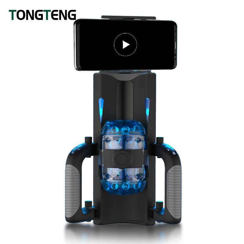 THRUSTING-King 12cm 6-Segment Fixed-point Telescopic Male Masturbator One-Key Burst Masturbation Cup Trainer Sex Toys for Men W260305