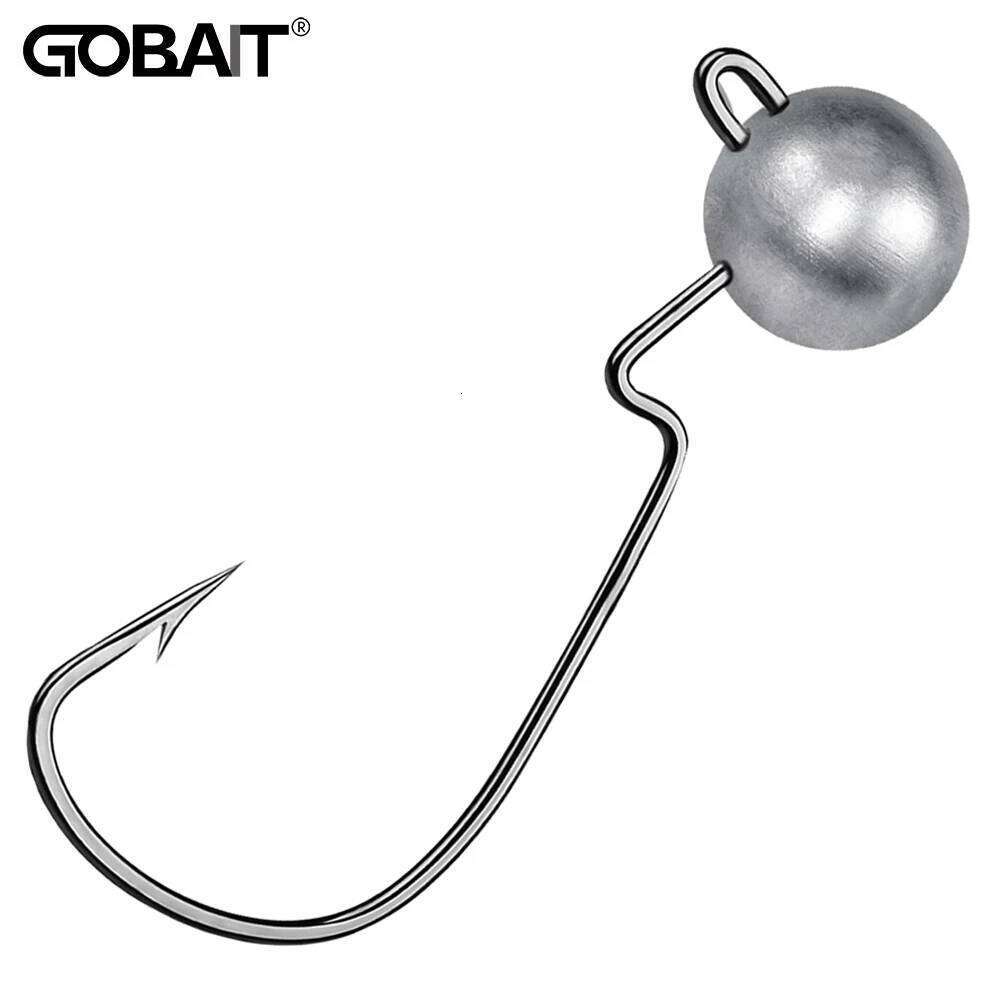 5PCS Jig Head Hook 3.5g 5g 7g 10g 14g High Strength Worm Angle Sharp Barbed Gear Soft Lure Fishing Tackle Crank Offset Fishhook S260305