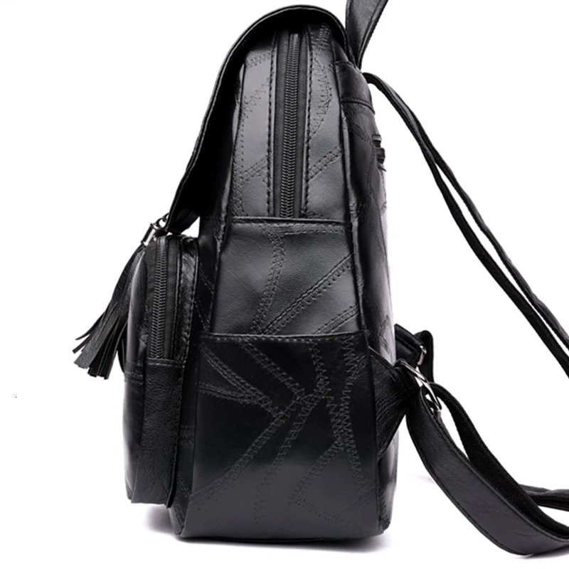 Oxford Cloth Double-Shoulder Bag Nylon Travel Womens Backpack Casual Fashionable Canvas Backpack Random Zip Direction260228