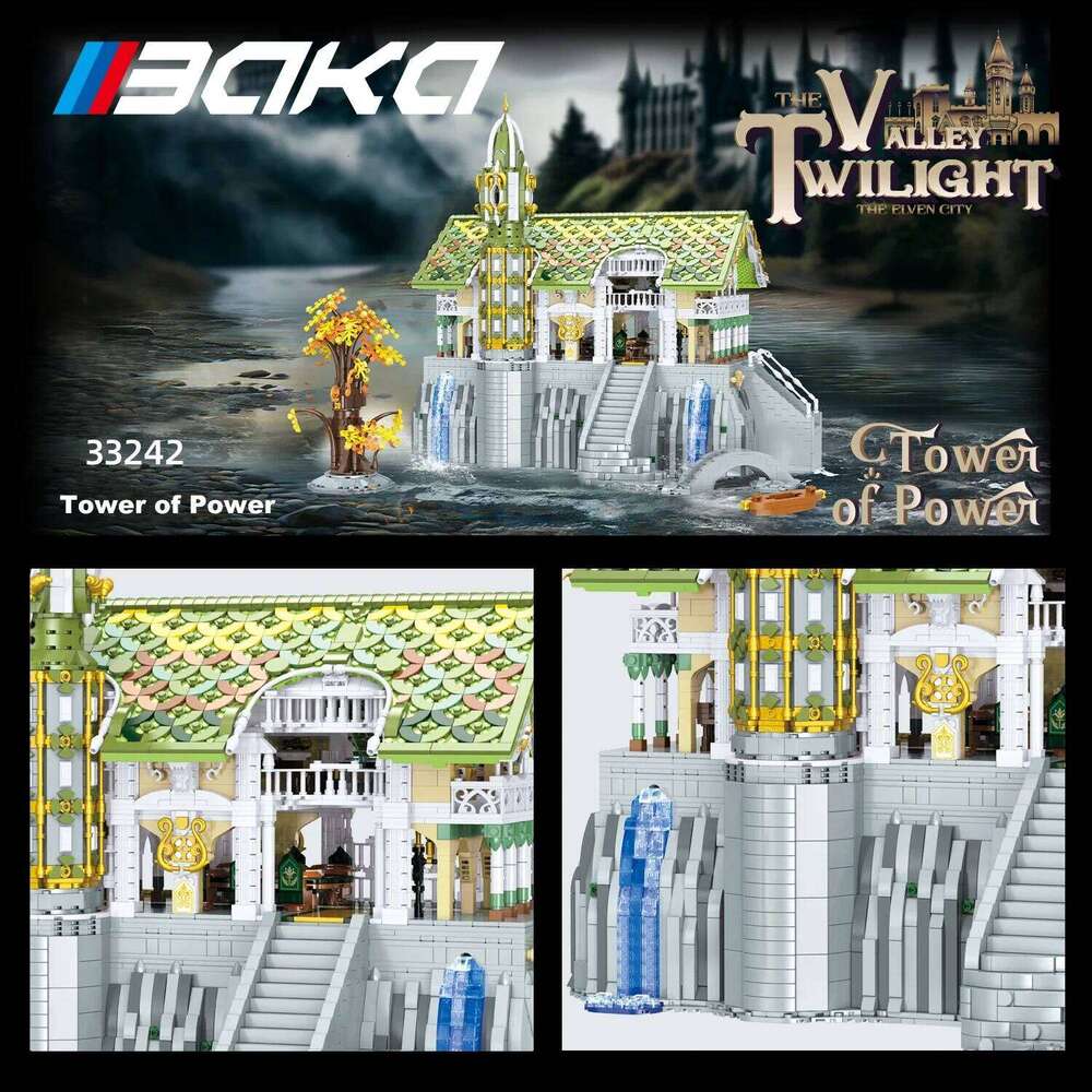 5836PCS Harp Music Castle Building Blocks Creative DIY Educational Model Bricks Desktop Decoration Toys For Kids Holiday Gifts Z260305