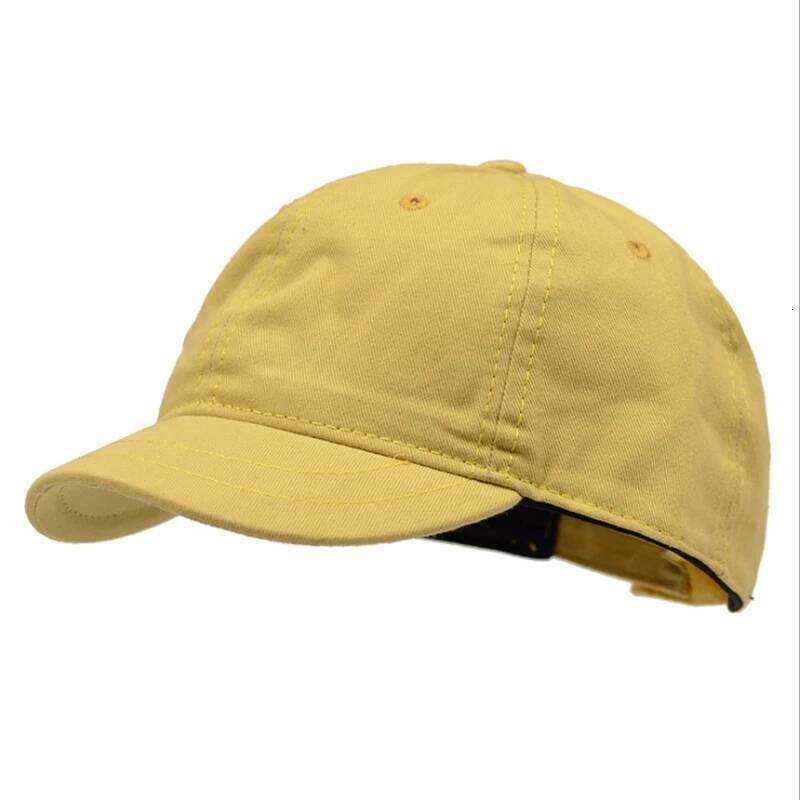 Fashion Short Brim Adjustable Color Baseball Cap Shading Spring Summer Men Dad Hat Women Snapback Solid Unisex Y260304