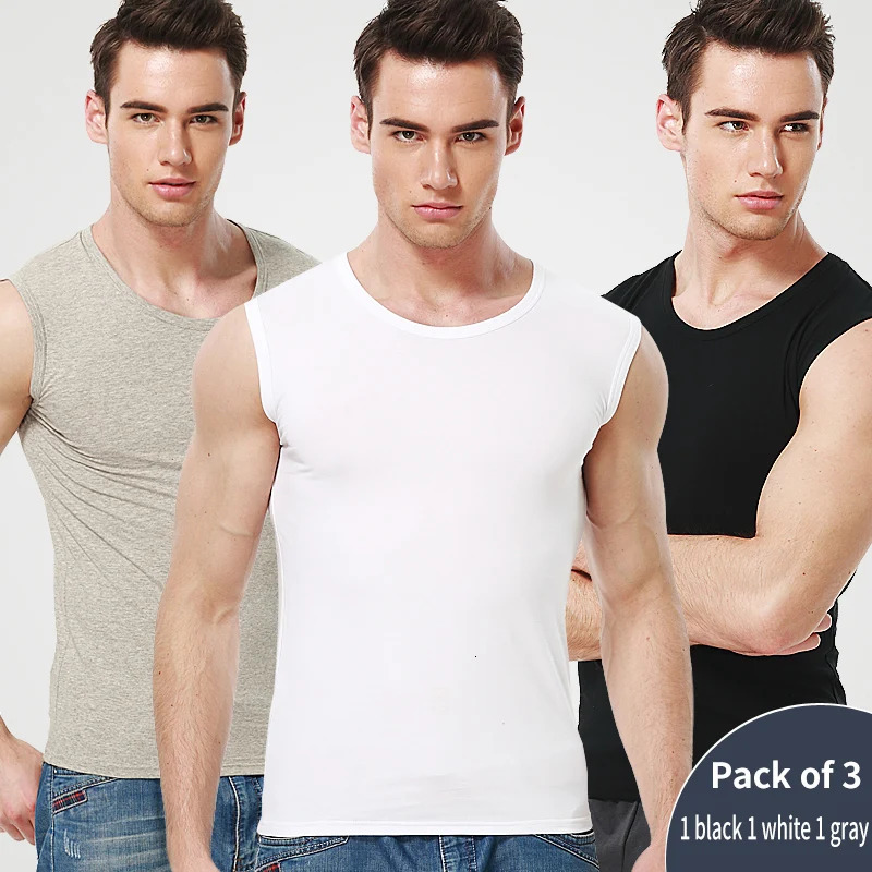 13 Piece Mens Wide-shouldered Cotton Vest Youth Sports Fitness basketball Breathable Sweat-absorbent Joker Slim Top 260306