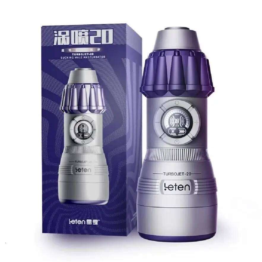 Turbojet- 20 Interactive Hyper Vortex Sucking Deep Throat Wave Male Masturbator Artificial Vagina Sex Toys for Men Adult 18+ W260305