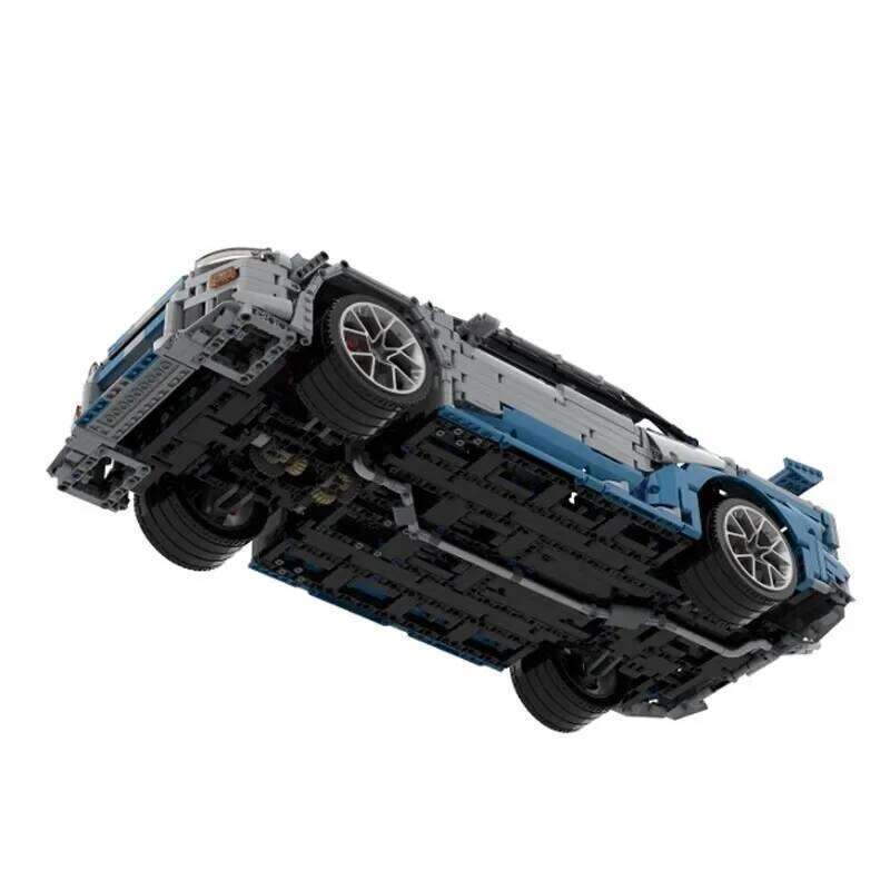 New Moc 1:8 Scale Skyline GT-R R34 Supercar Racing Car Vehicle Sport Model Buiding Block Bricks Toys for Kids Birthday Gifts Boy Z260305