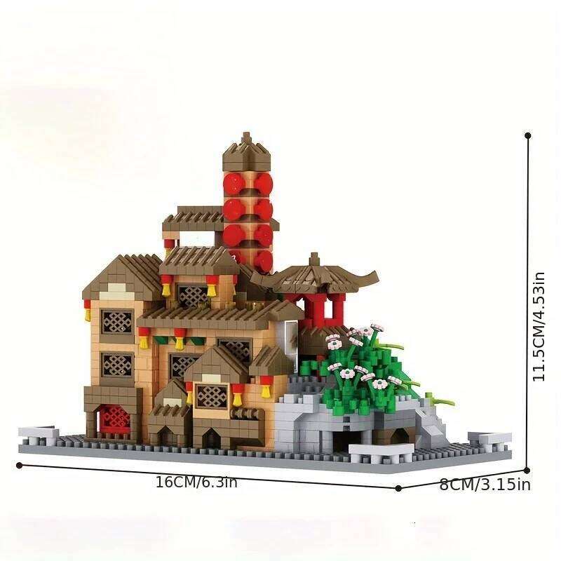 1846 Pieces of Hongyadong Puzzle Building Blocks, Creative Decorations and Room Decorations, Birthday, Valentine's Day/Christmas/Christmas Eve Ho