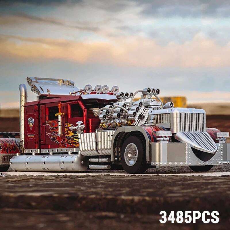 3485PCS Heavy Truck Model Building Blocks Toys Sets Desktop Ornaments Vehicle Bricks For Children Adult Birthday Christmas Gifts Z260305