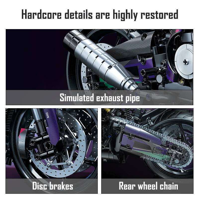 TOYLINX 2062PCS DIY Building Blocks Model Kit Adults Set Children Education Toy for Boy Motorcycle Holiday Gifts Z260305