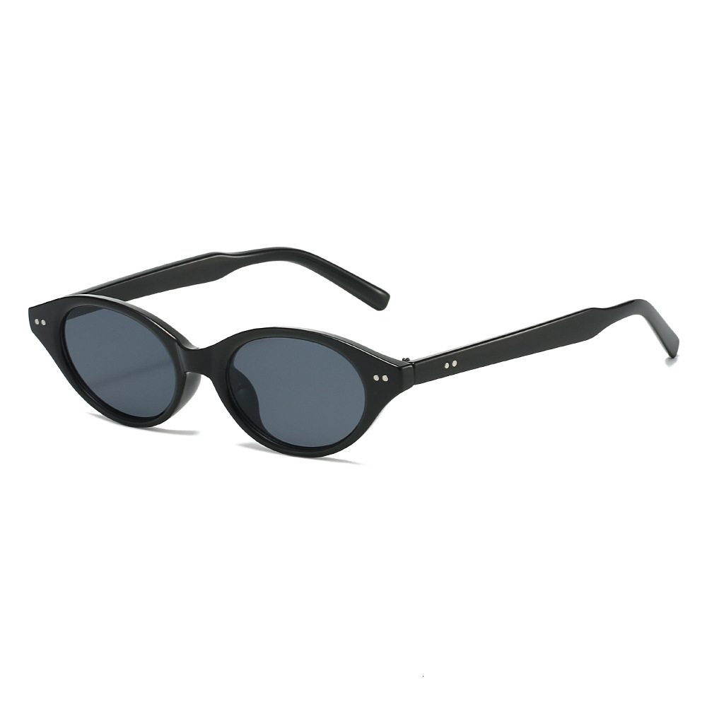 25 new models of foreign trade anti-blue light sunglasses, flat lenses, personalized oval shape, UV protection, fashionable