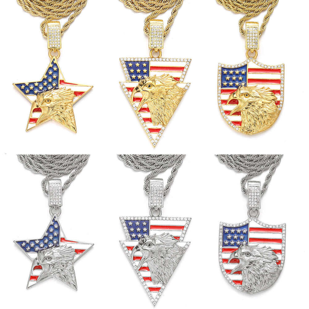 European and American Cross-Border Necklace for Men, Hip-Hop Niche Pendant, High-Quality Alloy Rhinestone Cuban Chain, Manufacturer Wholesale