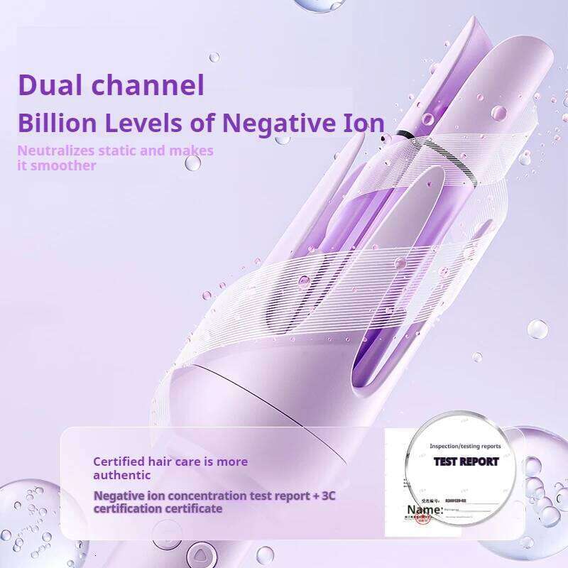 Automatic Iron 4 in 1 Styler 32MM Curling Wand with Negative Ion Auto Rotating Hair Curler for Waves Straightening 26Y0306