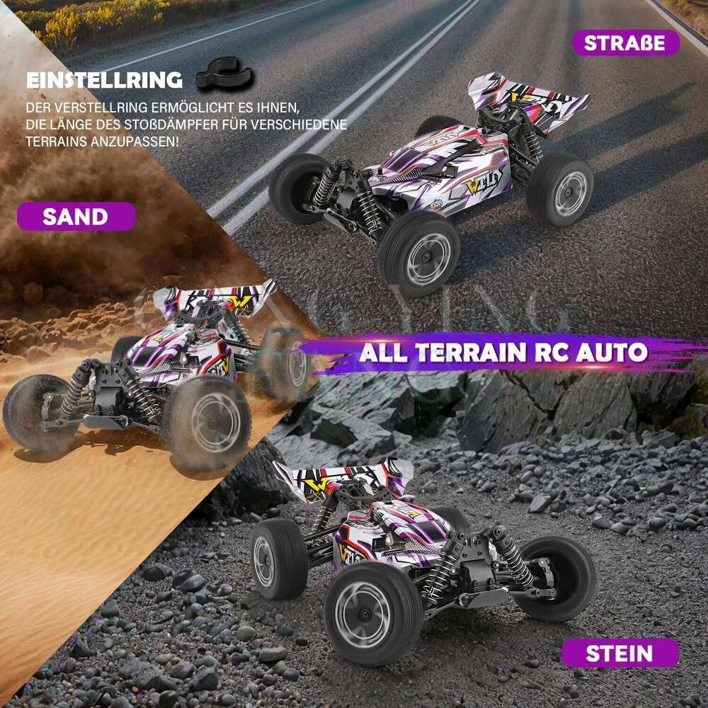 WLtoys 144016 Fast RC Cars 35KM/H OR 75KM/H 1/14 off Road 4WD Drift Toys,2.4G Remote Control Monster Truck for Adults and Kids C260305