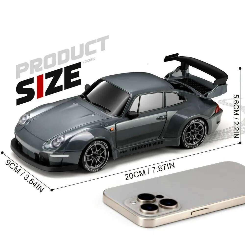 New 4WD Drift Mini Y914 Y915 Remote Control Metal Shell Rechargeable Battery Racing Car Model Toy RC Accessories C260305