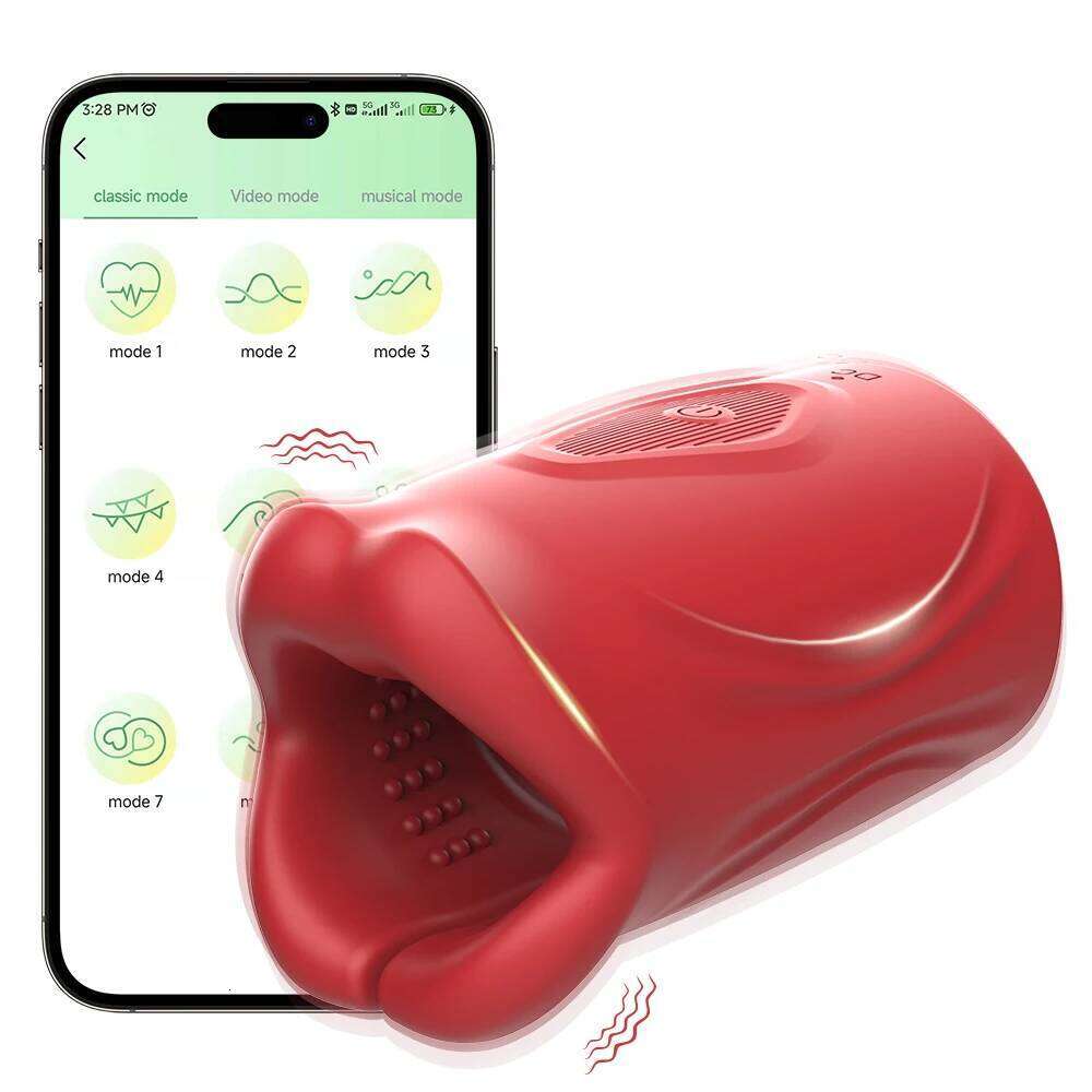 APP Control Automatic Male Mastubator Vibration Oral Masturbation Cup Blowjob Pocket Pussy Vagina Adult Sex Toys for Man W260305