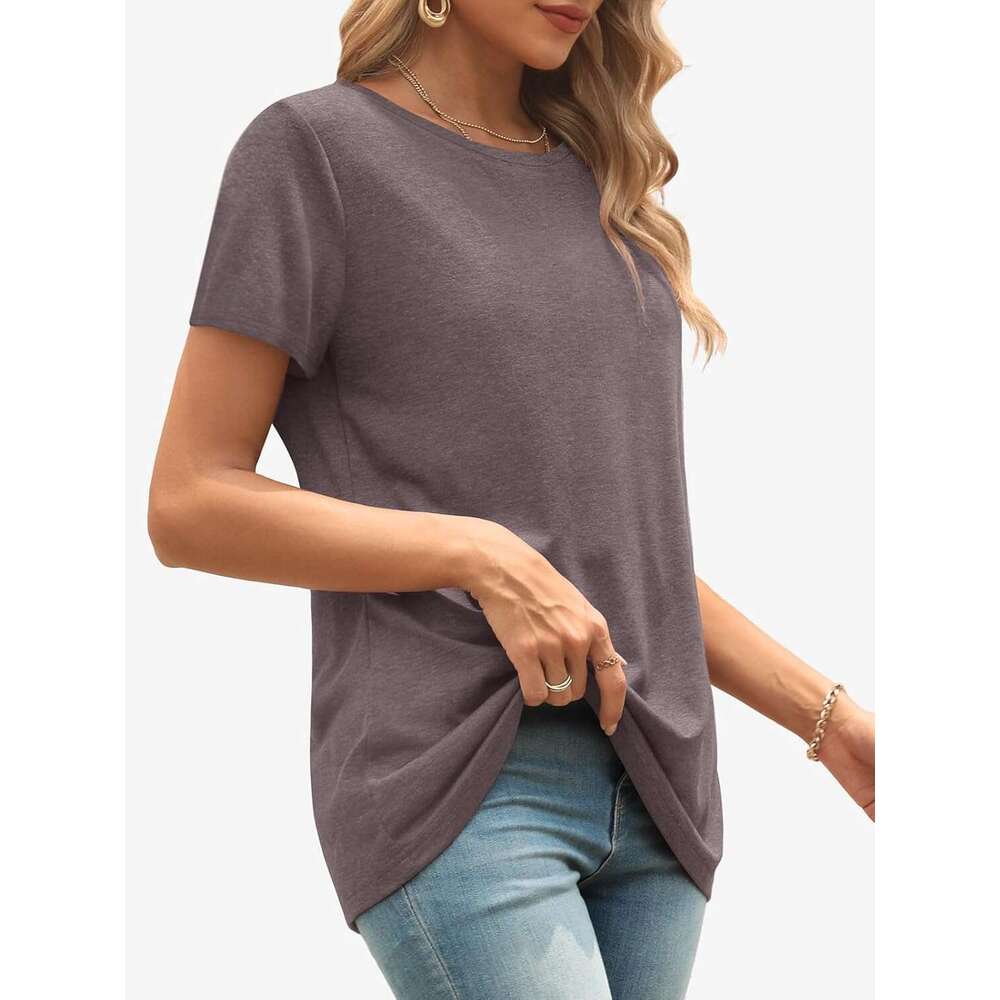 Womens Designer T Shirt Summer Tops Short Sleeve Fashion School Teachers Clothes 2026 Spring Beach Vacation Trendy