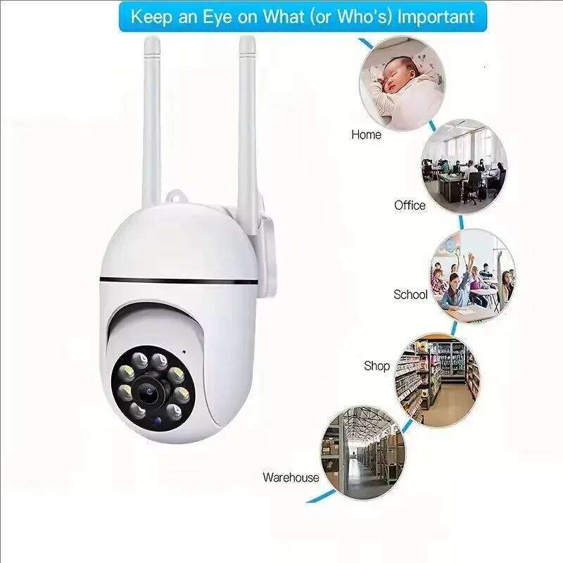 3MP Wifi IP Outdoor Cameras Surveillance Video Human Detection 4X Digital Zoom CCTV Security Wireless Monitor Audio Night Vision 26W0306