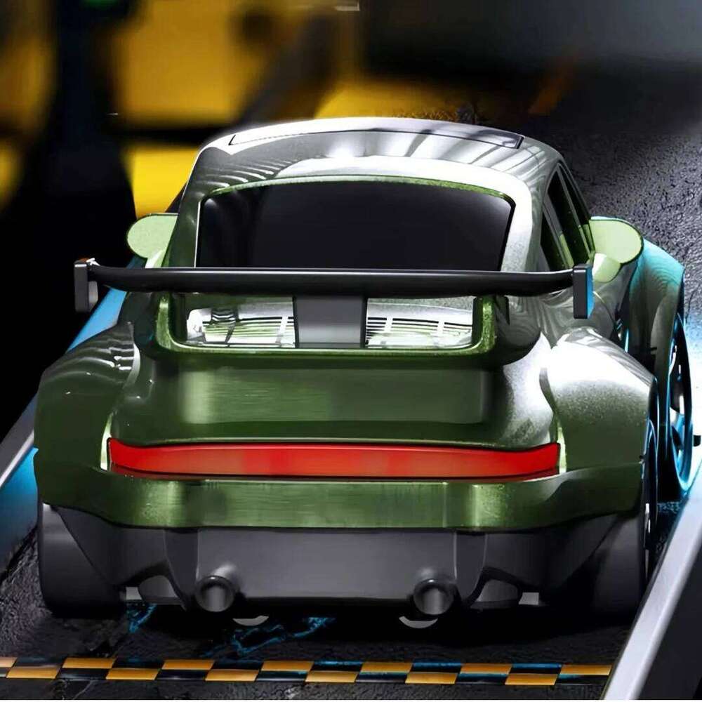 Mini RC 1/64 Scale Alloy 4WD High Speed Drift Car RTR Desktop Pocket Toy Electric Vehicle Gift with Movable Parts In Stock C260305