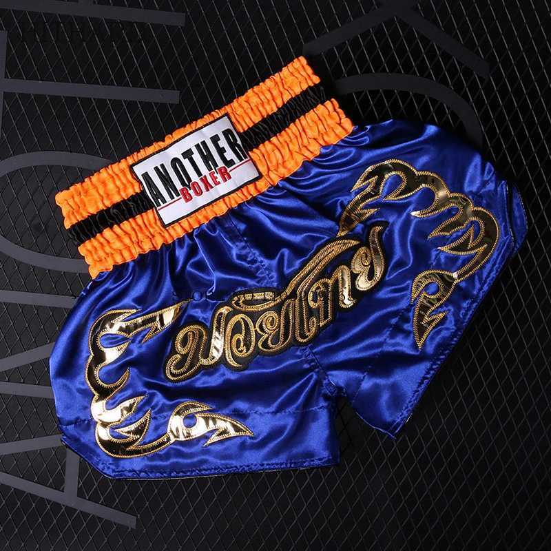 Panties Muay Thai Boxing Shorts Womens Men Kids Satin Gym Sports Martial Arts MMA Workout Clothing Thai Boxing Kickboxing Pants X260306