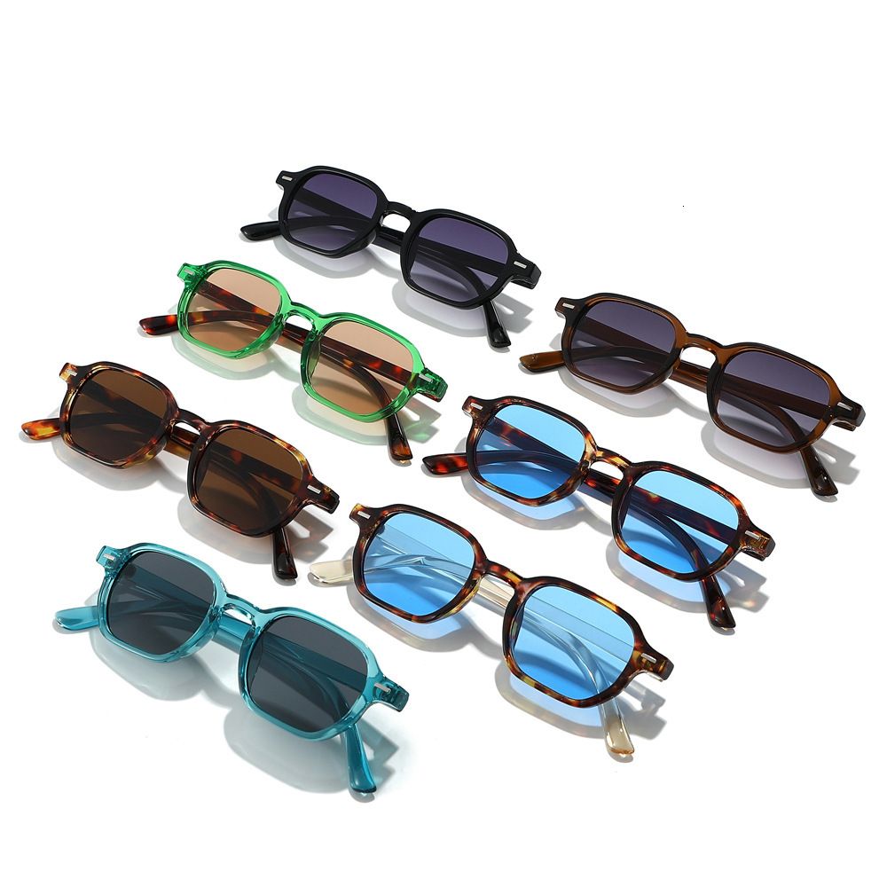New fashion sunglasses for men and women, driving retro trendy eyeglass frames, high-end sunglasses, sun protection