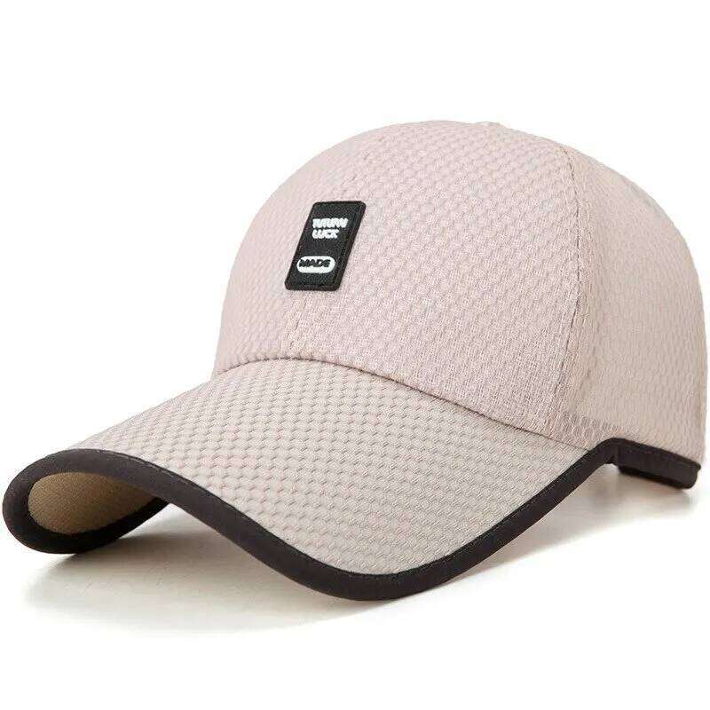 Hat Men Summer Korean Version Mesh Winning Baseball Sun Protection Shade Outdoor Sports Net Cap Y260304
