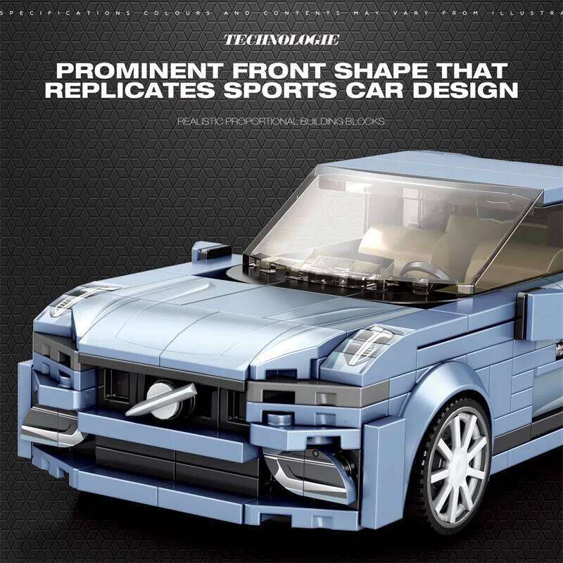 318pcs 911 GT3 Car Building Blocks 817 MOC Bricks High Tech Ideas Toy Kit Collection DIY Gift Kids Adults Z260305