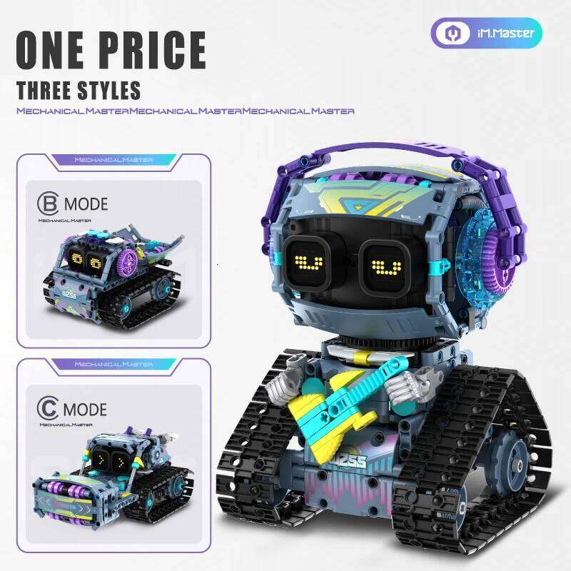 Technical Intelligent 3-in-1 Robot APP Remote Control Bricks Building Blocks Programming Toys For Kids Boys Gift Educational Set Z260306
