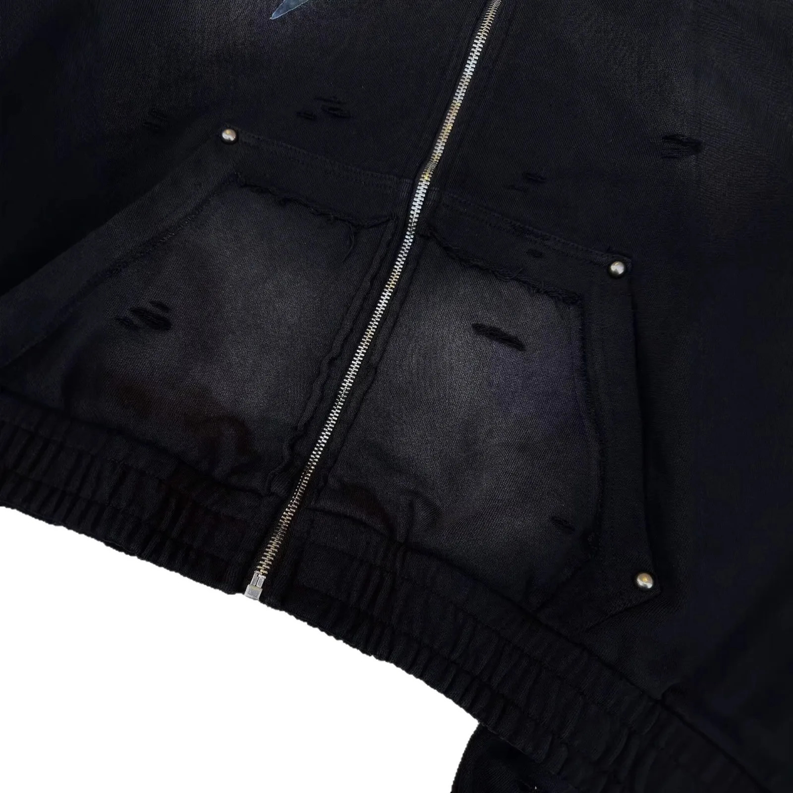 2026 Personalized Rhinestone Hoodie Retro Street Fashion Long Sleeve Pullover Loose Versatile Casual Outerwear 260228