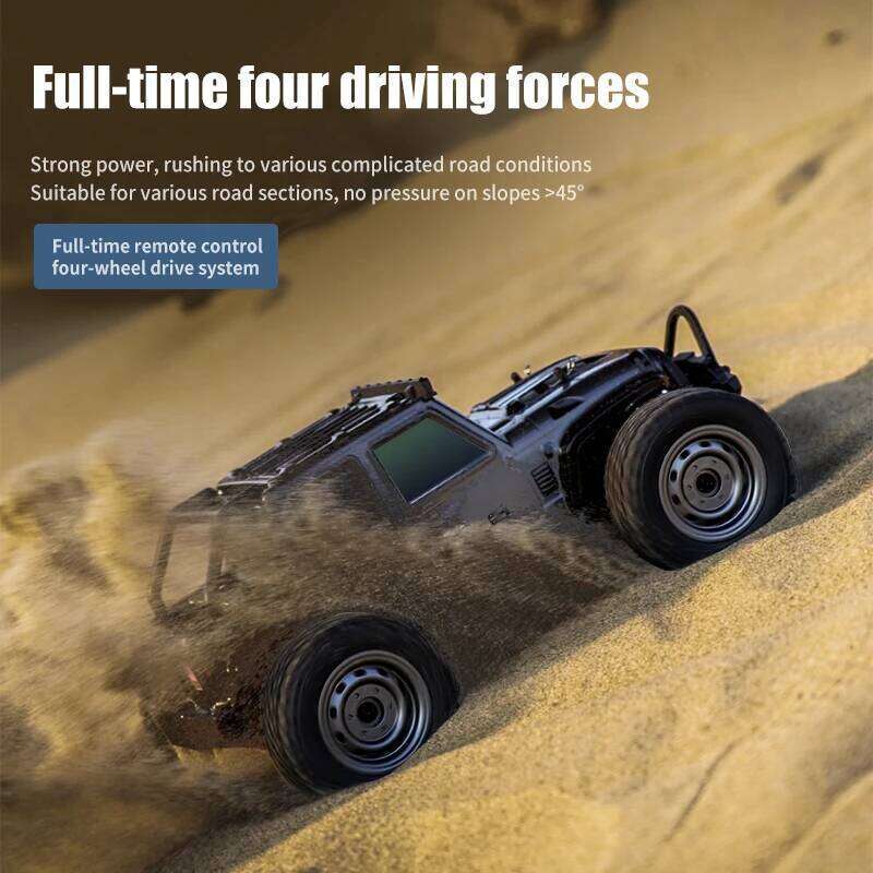 50KM/H RC Car With LED Lights 2.4G Radio Remote Cars Buggy Off-Road Control Trucks Boys Toy for Children VS WLtoy 144001 C260305