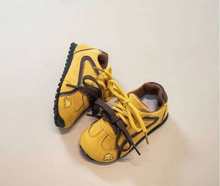 2026 Korean Fashion Spring New Children's Baby Boys Comfortable Soft Flat Girls Outdoor Campus Sports Shoes 26Y0304
