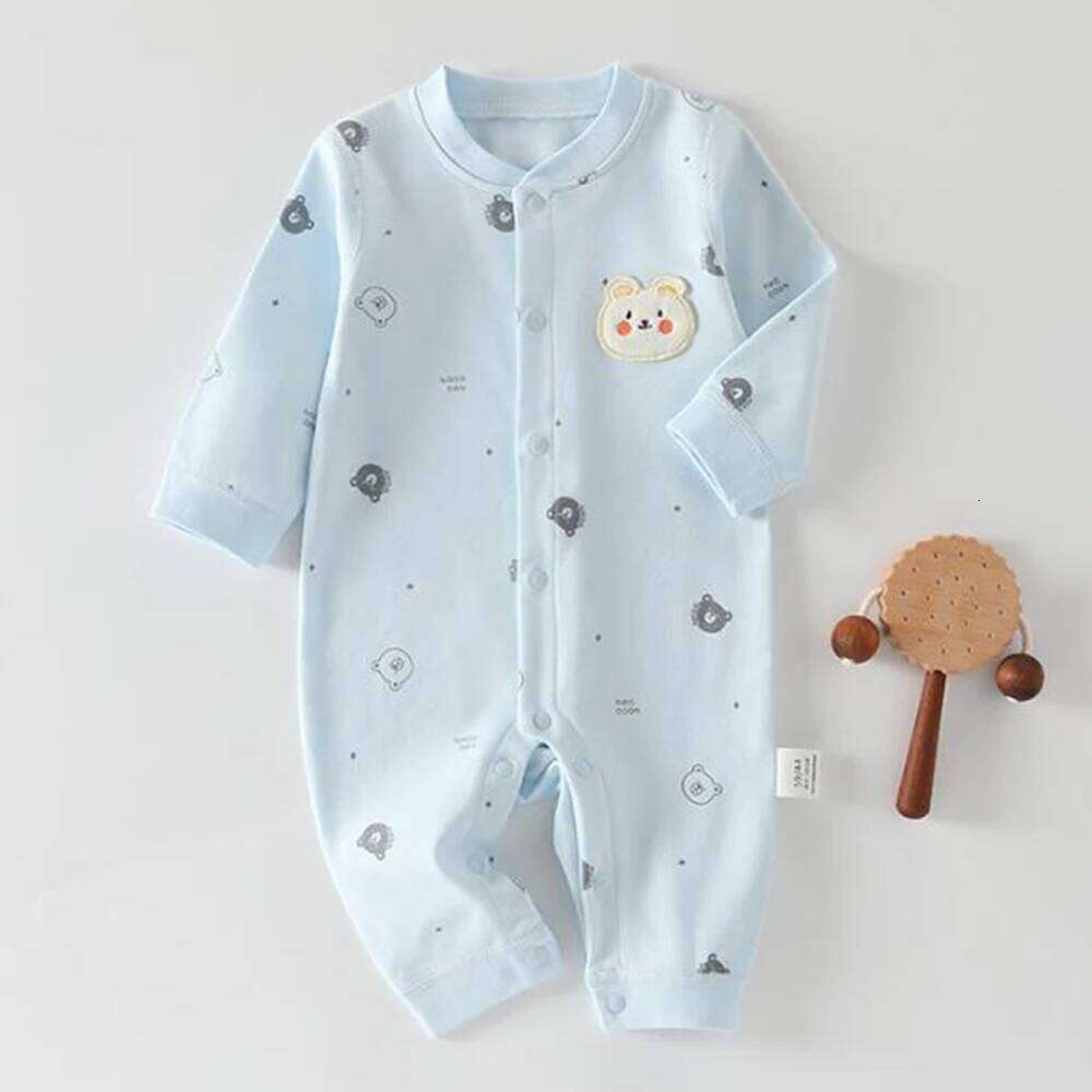 Unisex Clothes Newborn Girl Romper Long Sleeve 100% Cotton Spring Autumn Baby Jumpsuit For Boy Z260306