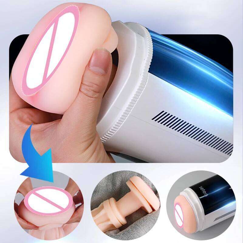 Leten Swinging Piston Thrusting Male Masturbator, Heatable Vagina Pussy Moaning Stepless Control Machine Sex Toys For Men W260305