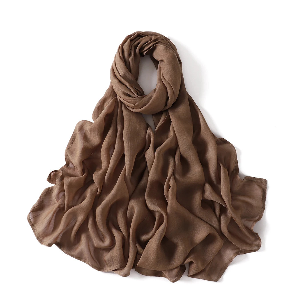 Muslim Hijabs for Women Scarf Thin Plain Shawls Femme Musulman Soft Viscose Rayon Headscarf Islamic Turban Headband 200x85cm 260304