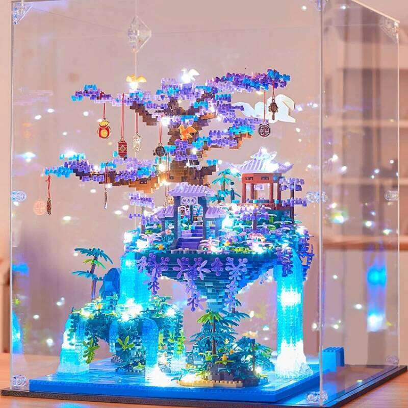 1460 Pieces, Fairy Pavilion Toys, Creative Handmade Building Block Toys Construction, Abs Materials, Suitable For Z260305