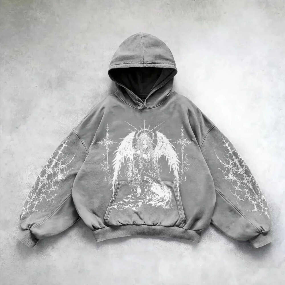Spring And Autumn Hot Sale Retro Skull Pattern 3D Printed Sweatshirt Unisex Trendy Pullover Hoodie