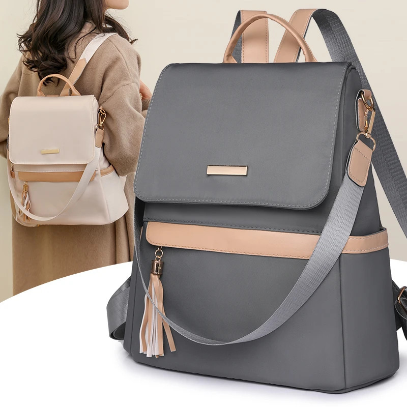 1 anti-theft medium-sized classic backpack with black minimalist adjustable shoulder straps perfect for outdoor travel and ba260228