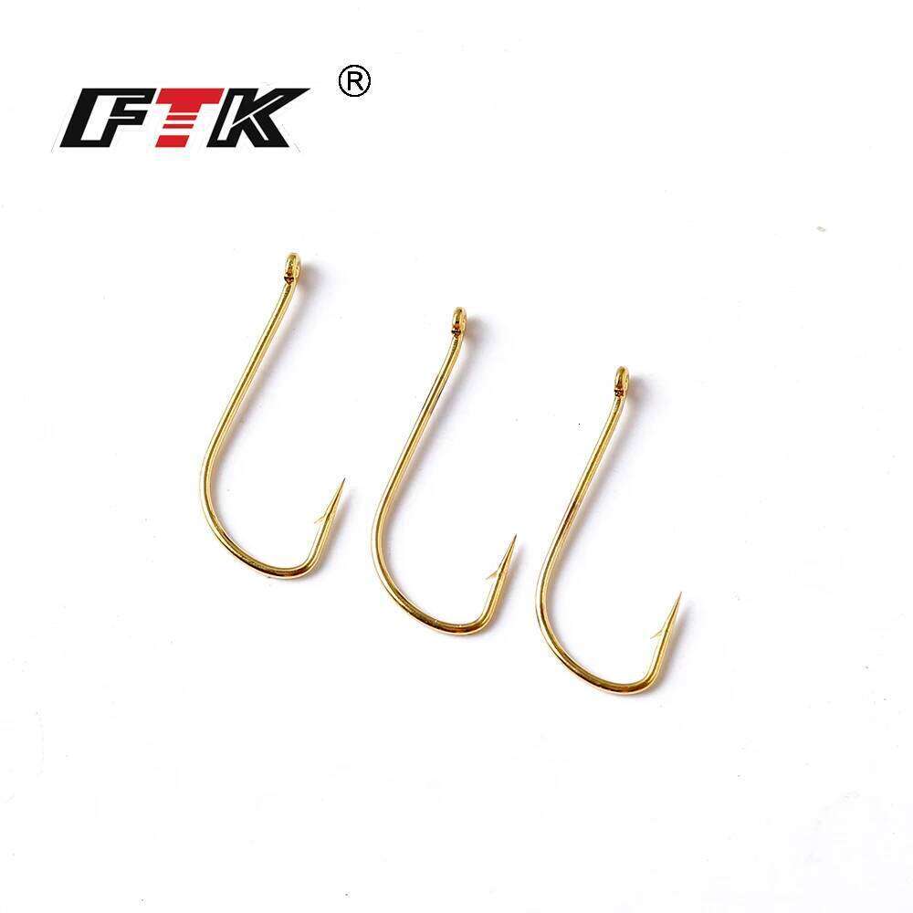FTK Barbed Hook Size7#-Size15# From Japan Hooks Jig Carp Feeder Anzol Fishhook Fishing Tackle S260305