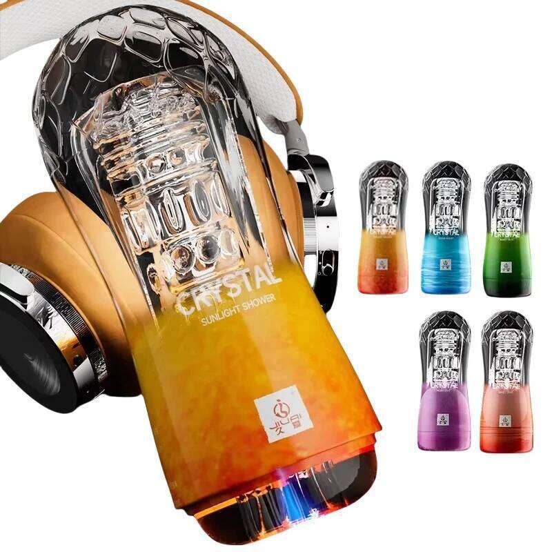 Male Masturbator Soft Pussy Sex Toys Transparent Vagina Endurance Exercise Adult supplies Vacuum Pocket Cup for Men W260305