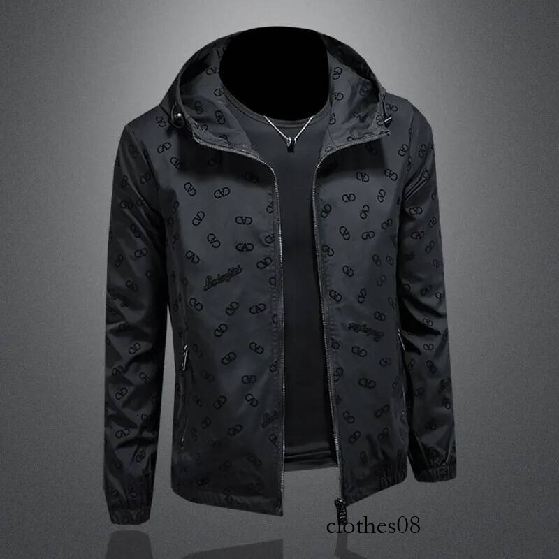 Casual Hollow out Jaet 2026 New Sle Men's Faion Urban Polyester Long Sve Zipper Closure round Ne ket Design