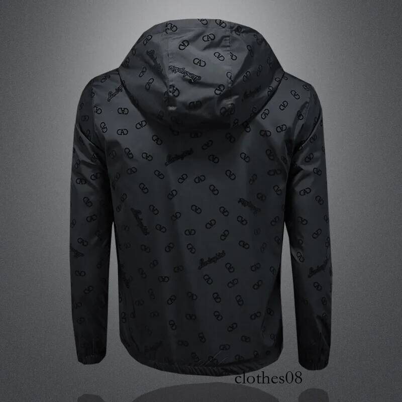 Casual Hollow out Jaet 2026 New Sle Men's Faion Urban Polyester Long Sve Zipper Closure round Ne ket Design