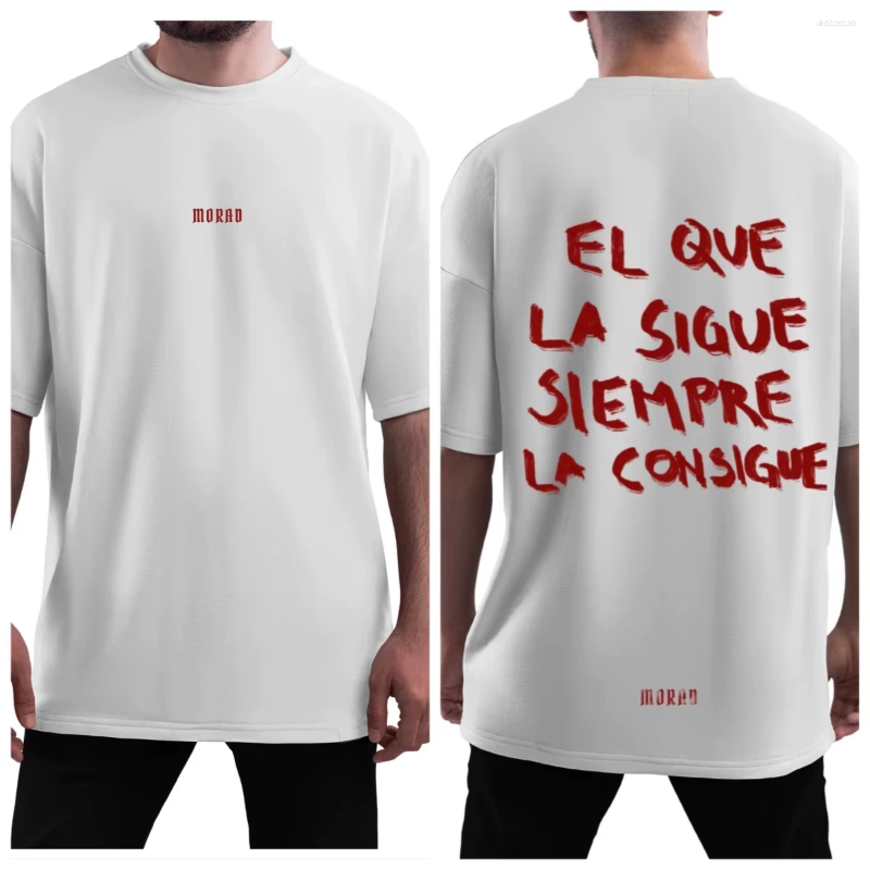 Men's T Shirts T-shirt Morad Sigue Tour Shirt Men Women High Quality Cotton Tee Fashion Hip Hop Short Sleeve T-shirts Streetwear