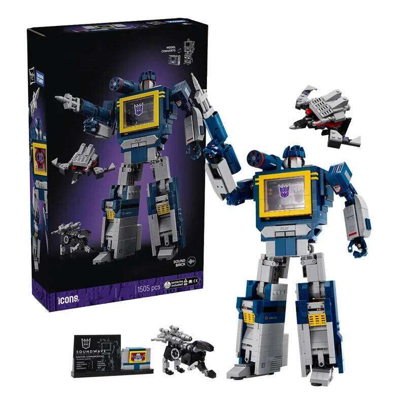 2025 New Technical Blue Robot Model Building Blocks Creative Truck Car Mech Bricks Assembly Toys Boys Gifts Collectors Edition Z260305