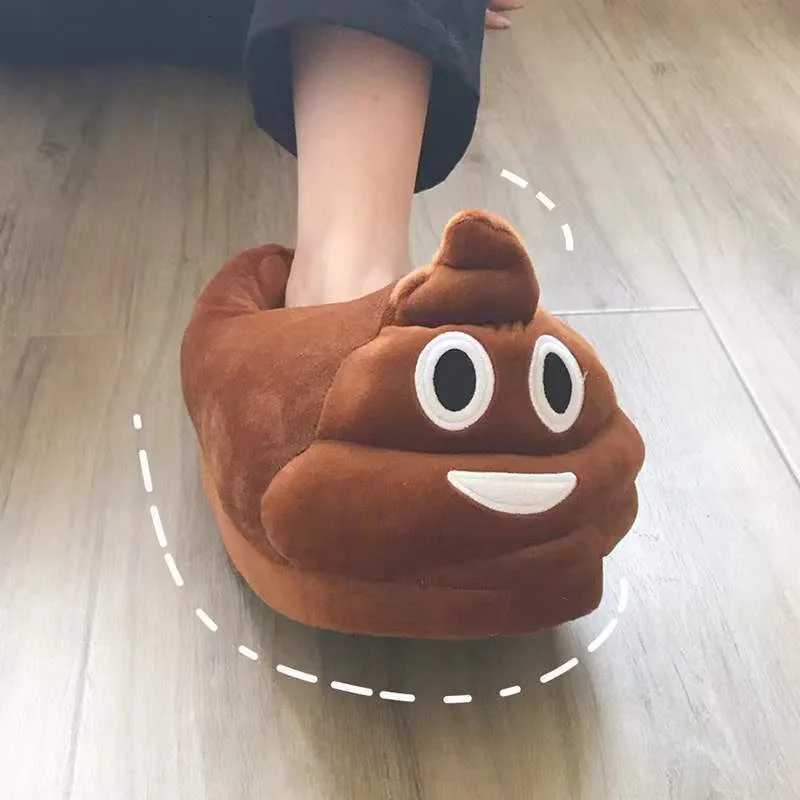 For Man And Women Slipper Prankish Cartoon Indoor Thickening Warm Plush Slippers Winter Shoes S260305