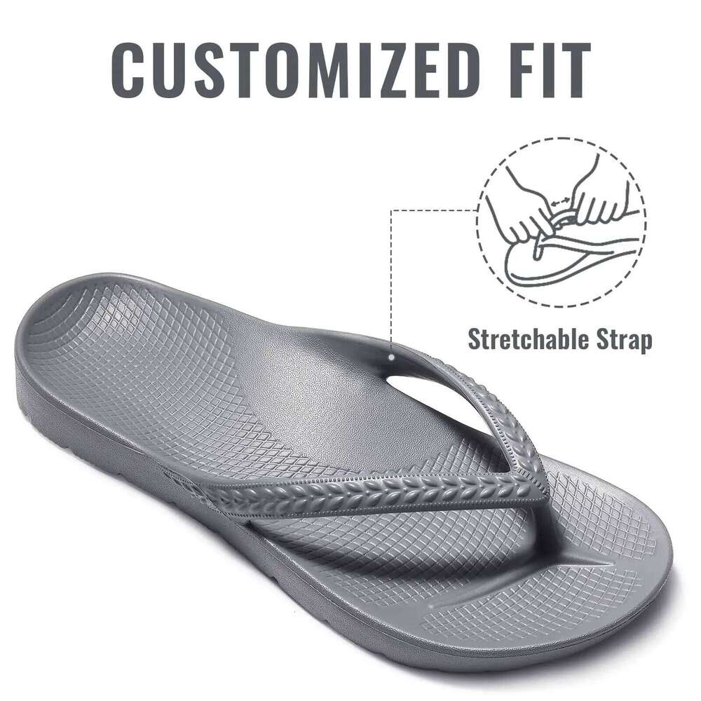 Litfun Summer New Orthopedic Flip Flops For Women Comfort Arch Support Beach Slipper Fashion Thong Sandals for Plantar Fasciitis