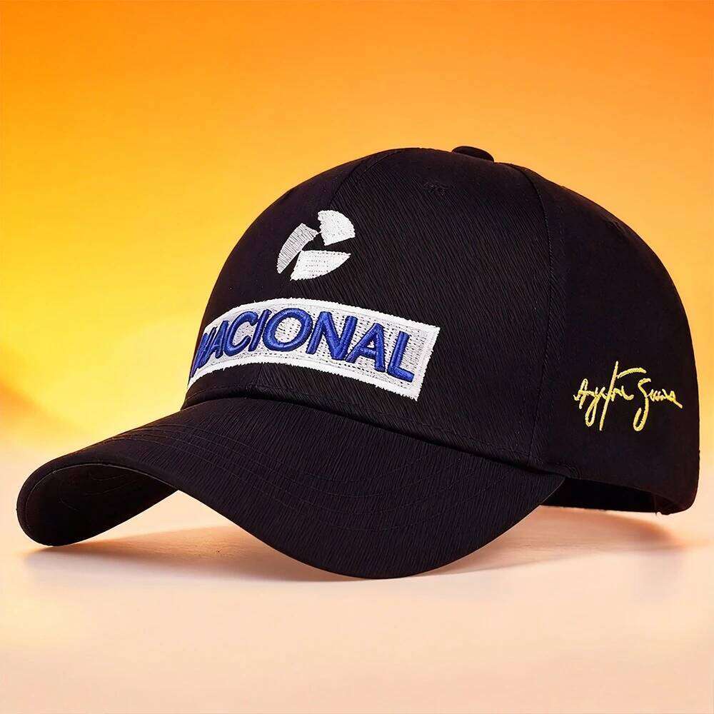 Racing Driver's Letter Embroidered Men's and Women's Cap for All Seasons Outdoor Sun Protection Team Baseball Caps Y260304