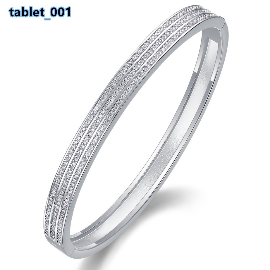 Women Custom Fashion Jewelry 925 Sterling Silver Moissanite Diamond Bracelet for Women Banquet Engagement Jewelry Bracelet Gifts