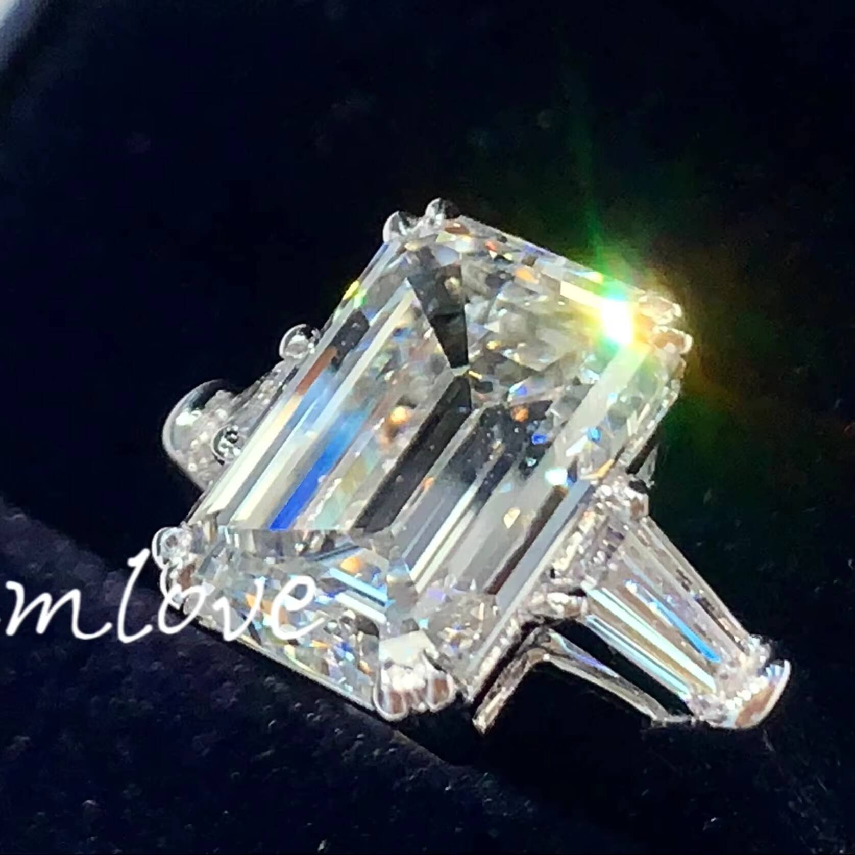 Womens Vintage 5CT Diamond Rings 18K Gold with Lab Grown Natural Diamonds Emerald/Snake/Serpentine-Engagement/Wedding Bands