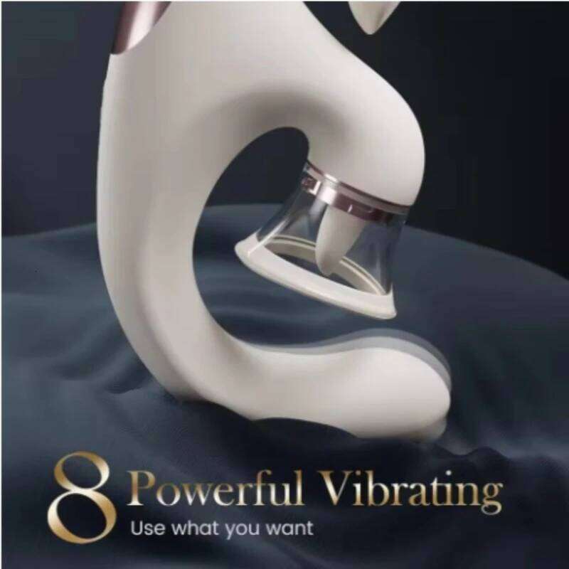 Sucking Licking Vibrator Strong Multifunctional Tongue Stimulator & Masturbation Stick Adult Sex Toys for Women W260305
